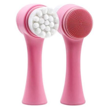 2-in-1 Silicone Facial Cleansing Brush – Deep Face Cleaner & Gentle Massage Scrubber