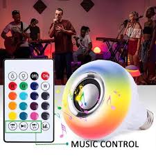 LED Music Bulb RGB Color Changing Light | Music Sync LED Bulb for Bedroom, Party & Home Decor