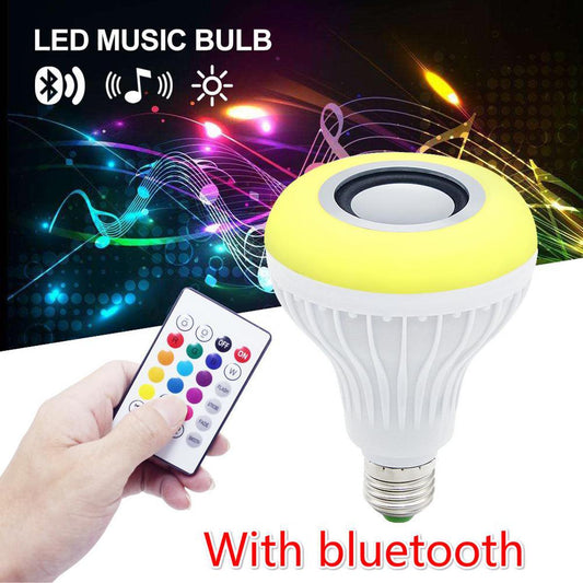 LED Music Bulb RGB Color Changing Light | Music Sync LED Bulb for Bedroom, Party & Home Decor