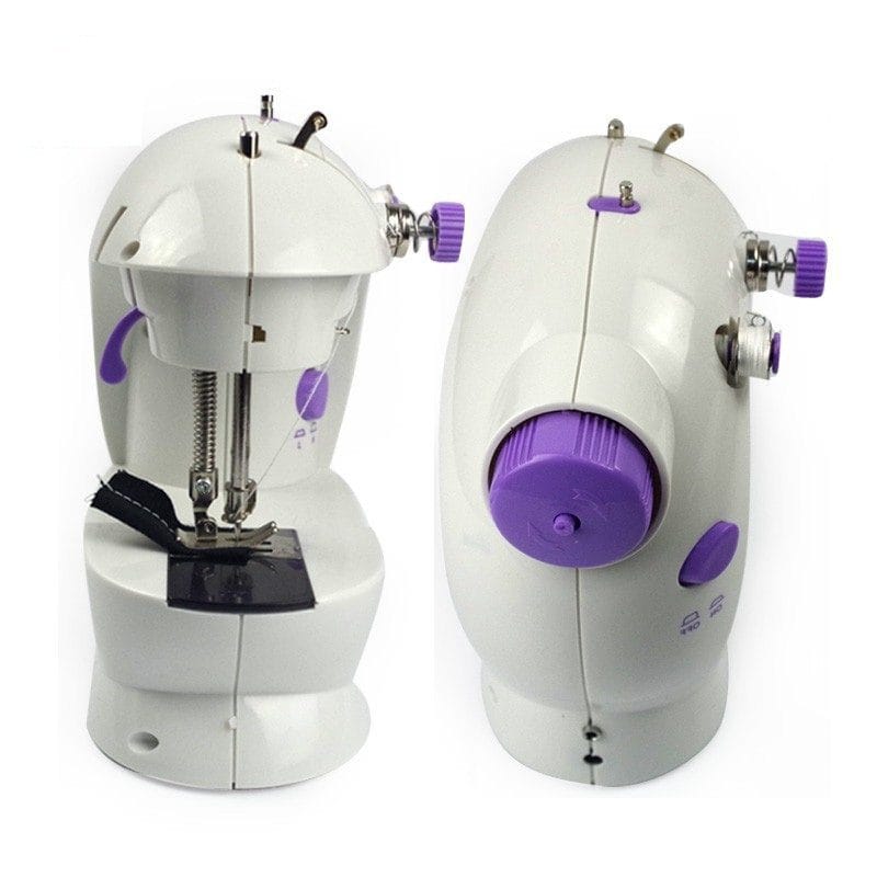 Mini Sewing Machine Portable Electric Sewing Machine for Beginners, Compact Household Sewing Machine for Clothes Repair, DIY Crafts & Quick Stitching