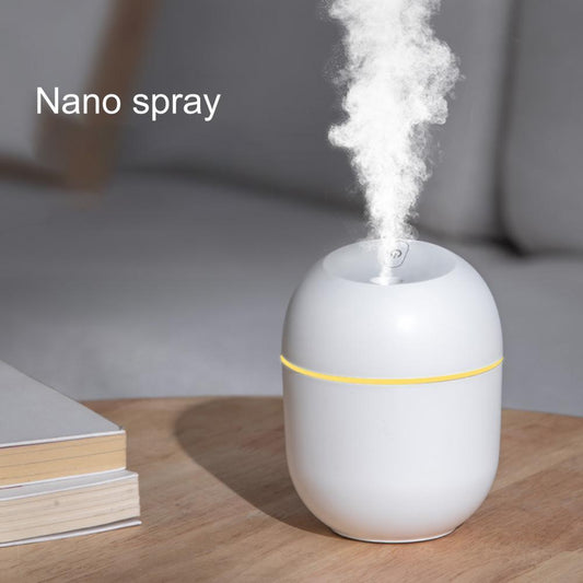 Mini USB Air Humidifier 220ml – Portable Cool Mist Diffuser for Bedroom, Office, Car & Travel