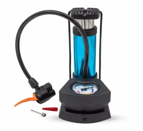 High Pressure Heavy Duty Foot Air Pump | Portable Manual Tire Inflator Pump for Car, Bike, Bicycle & Sports Balls