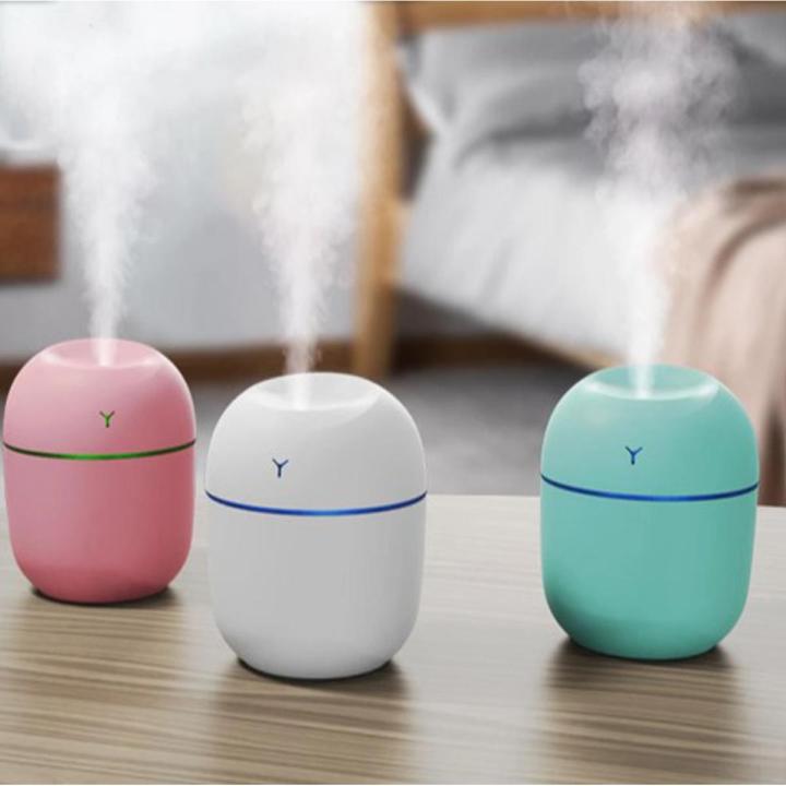 Mini USB Air Humidifier 220ml – Portable Cool Mist Diffuser for Bedroom, Office, Car & Travel