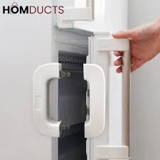 Refrigerator Child Safety Lock, Fridge & Freezer Door Lock, Baby Proof Cabinet Lock, Childproof Appliance Safety Lock for Home Kitchen