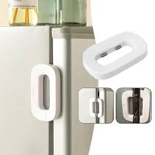 Refrigerator Child Safety Lock, Fridge & Freezer Door Lock, Baby Proof Cabinet Lock, Childproof Appliance Safety Lock for Home Kitchen