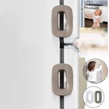 Refrigerator Child Safety Lock, Fridge & Freezer Door Lock, Baby Proof Cabinet Lock, Childproof Appliance Safety Lock for Home Kitchen