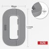 Refrigerator Child Safety Lock, Fridge & Freezer Door Lock, Baby Proof Cabinet Lock, Childproof Appliance Safety Lock for Home Kitchen