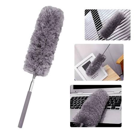 Microfiber Dust Brush Extendable Long Handle Duster | Furniture, Ceiling & Hard-to-Reach Cleaning Brush
