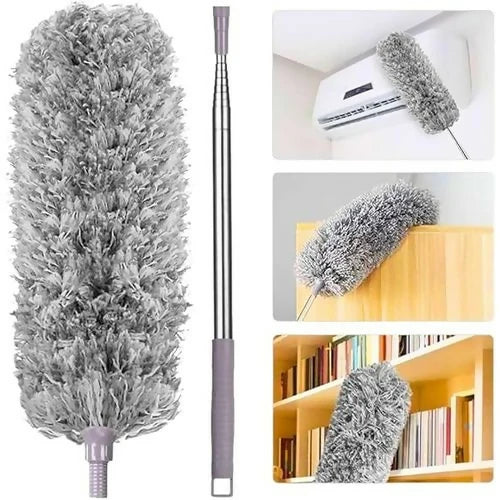 Microfiber Dust Brush Extendable Long Handle Duster | Furniture, Ceiling & Hard-to-Reach Cleaning Brush