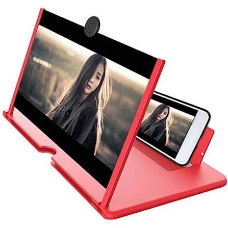 Mobile Phone Screen Magnifier 3D Foldable Screen Amplifier | Smartphone Enlarger with Holder Stand for Movies & Videos