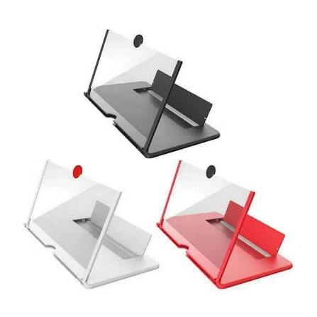 Mobile Phone Screen Magnifier 3D Foldable Screen Amplifier | Smartphone Enlarger with Holder Stand for Movies & Videos