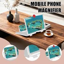 Mobile Phone Screen Magnifier 3D Foldable Screen Amplifier | Smartphone Enlarger with Holder Stand for Movies & Videos