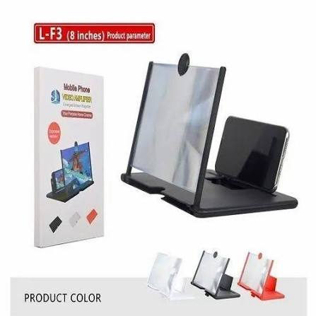 Mobile Phone Screen Magnifier 3D Foldable Screen Amplifier | Smartphone Enlarger with Holder Stand for Movies & Videos