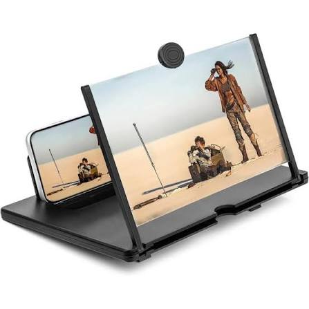 Mobile Phone Screen Magnifier 3D Foldable Screen Amplifier | Smartphone Enlarger with Holder Stand for Movies & Videos
