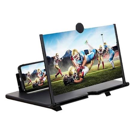 Mobile Phone Screen Magnifier 3D Foldable Screen Amplifier | Smartphone Enlarger with Holder Stand for Movies & Videos
