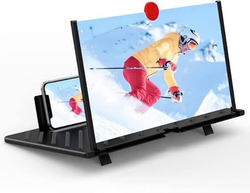Mobile Phone Screen Magnifier 3D Foldable Screen Amplifier | Smartphone Enlarger with Holder Stand for Movies & Videos