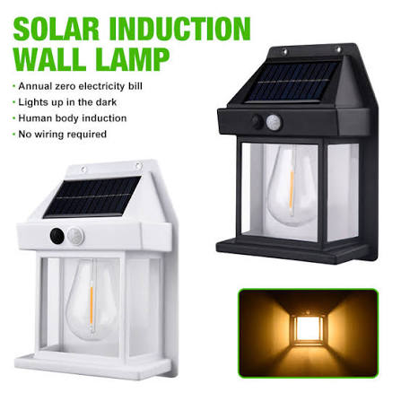 Solar LED Wall Light with Motion Sensor  Brighten Your Outdoor Space — Automatically!
